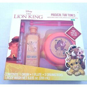 Disney The Lion King Musical Tub Tunes Children’s Bath Set Body Wash Ages 3+ NEW
